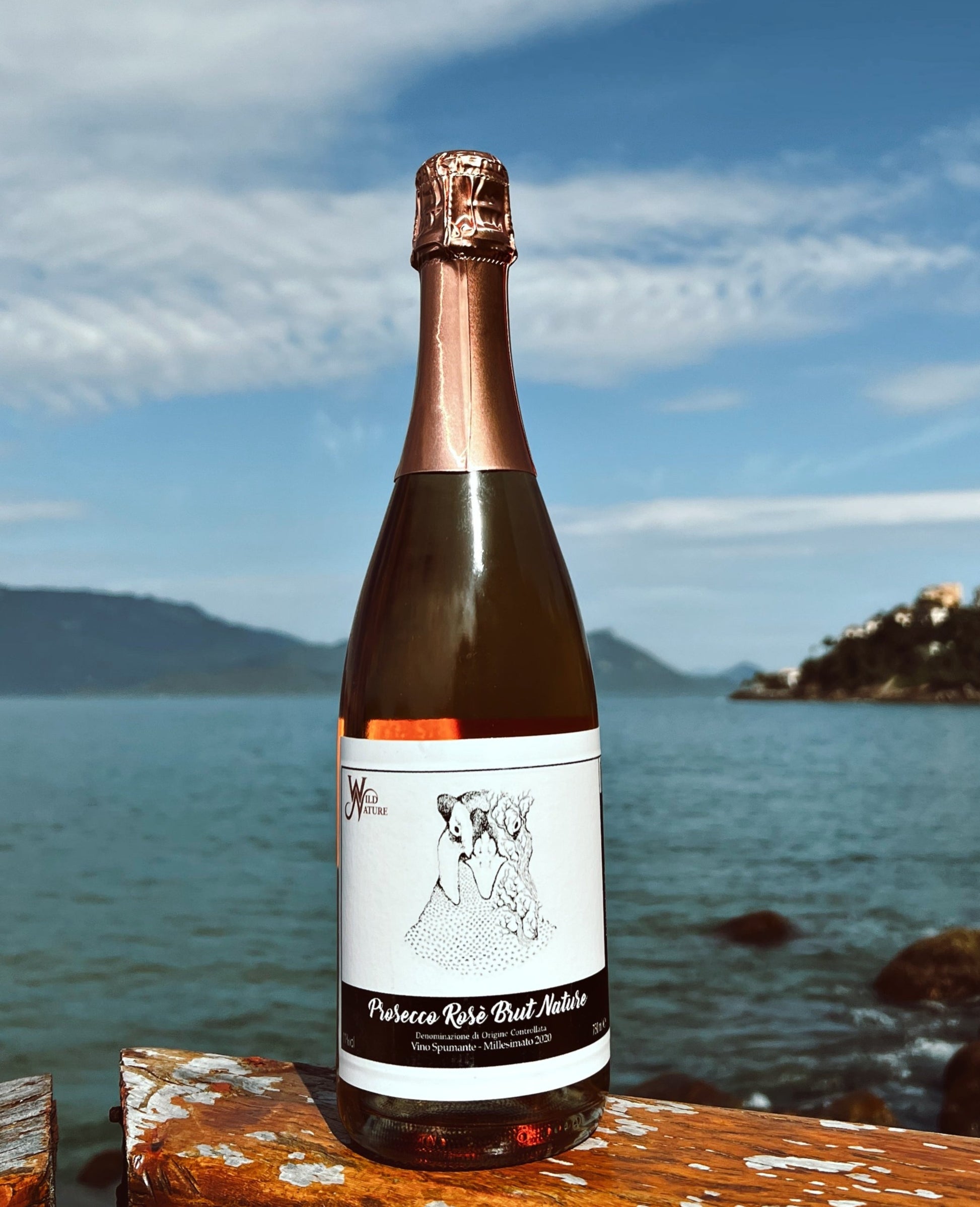 Espumante Italiano Wild Nature Prosecco Rosè Nature DOC Biodinâmico Millesimato 2020 2
