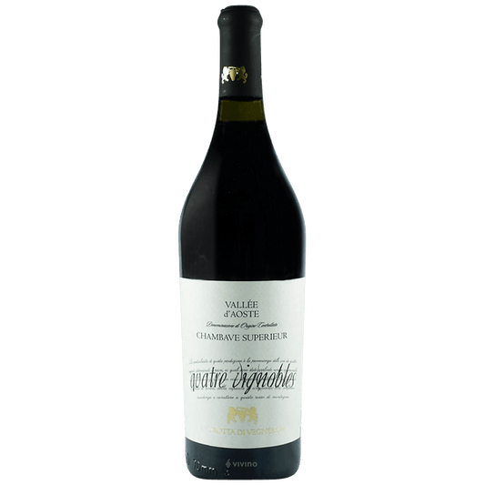 Vinho Tinto Italiano La Crotta di Vegneron Chambave Superieur Quatre Vignobles DOC 2018 - Esgotado